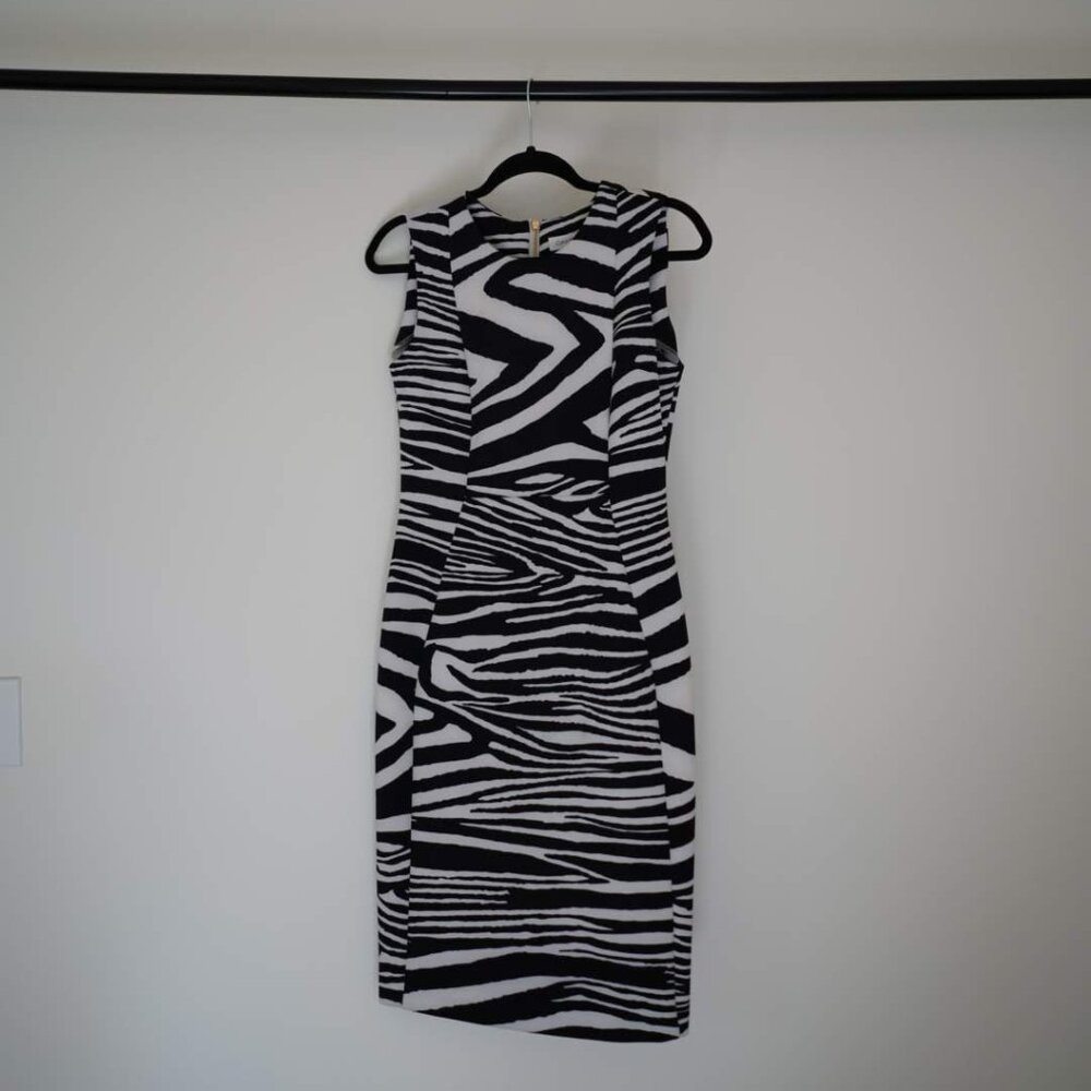 Calvin Klein | Zebra Midi Dress
